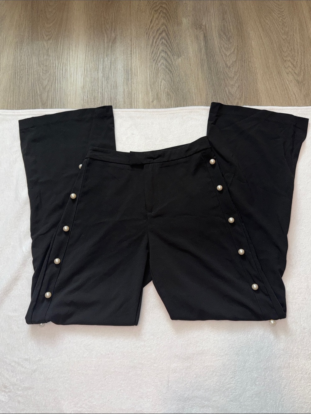 DO+BE Black Wide-Leg Trousers